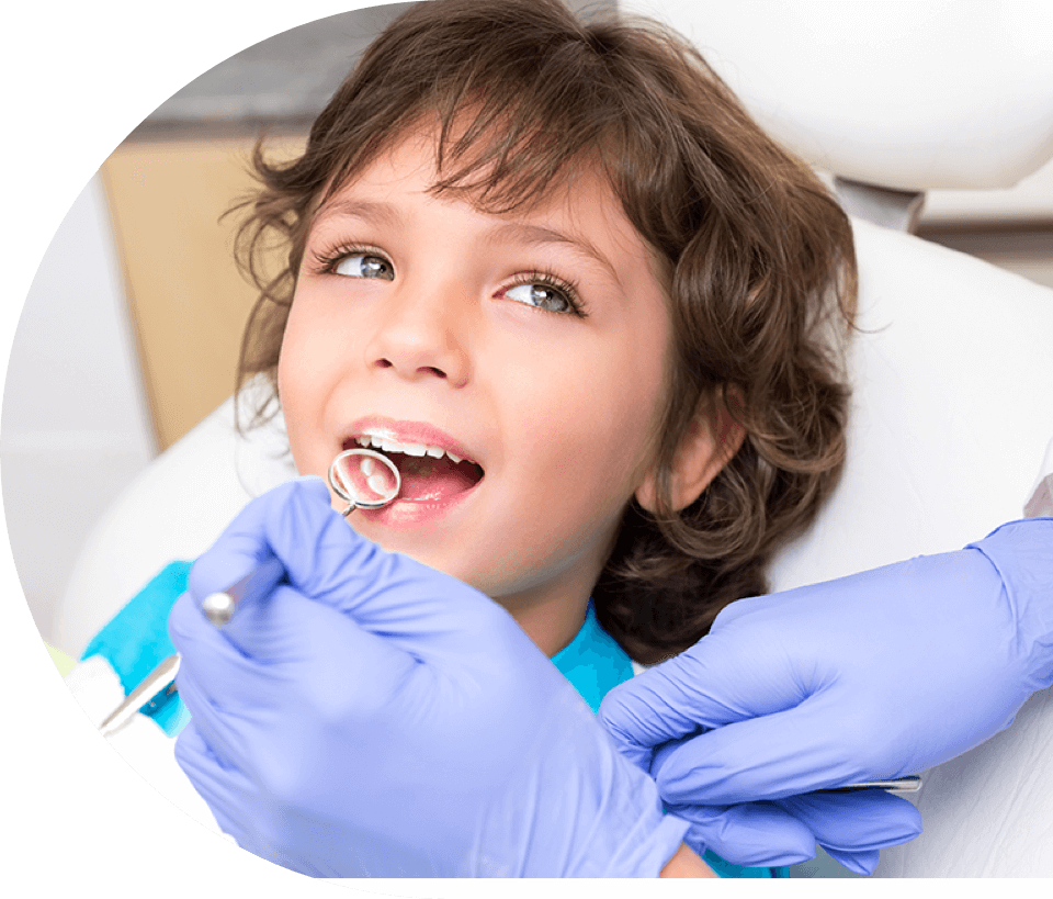 Child Smiling To Dentist — Crestwood Family Dental In Molendinar, QLD